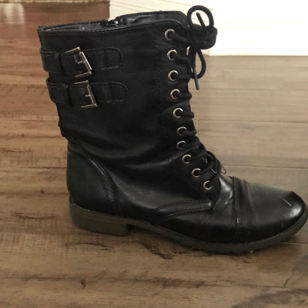 Black Combat Boots